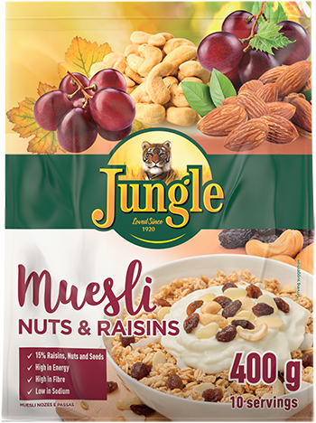Cereal Muesli Nuts & Raisins 400g_web