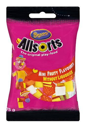 Allsorts Mini without Liquorice Fruity Flavoured 75g_web