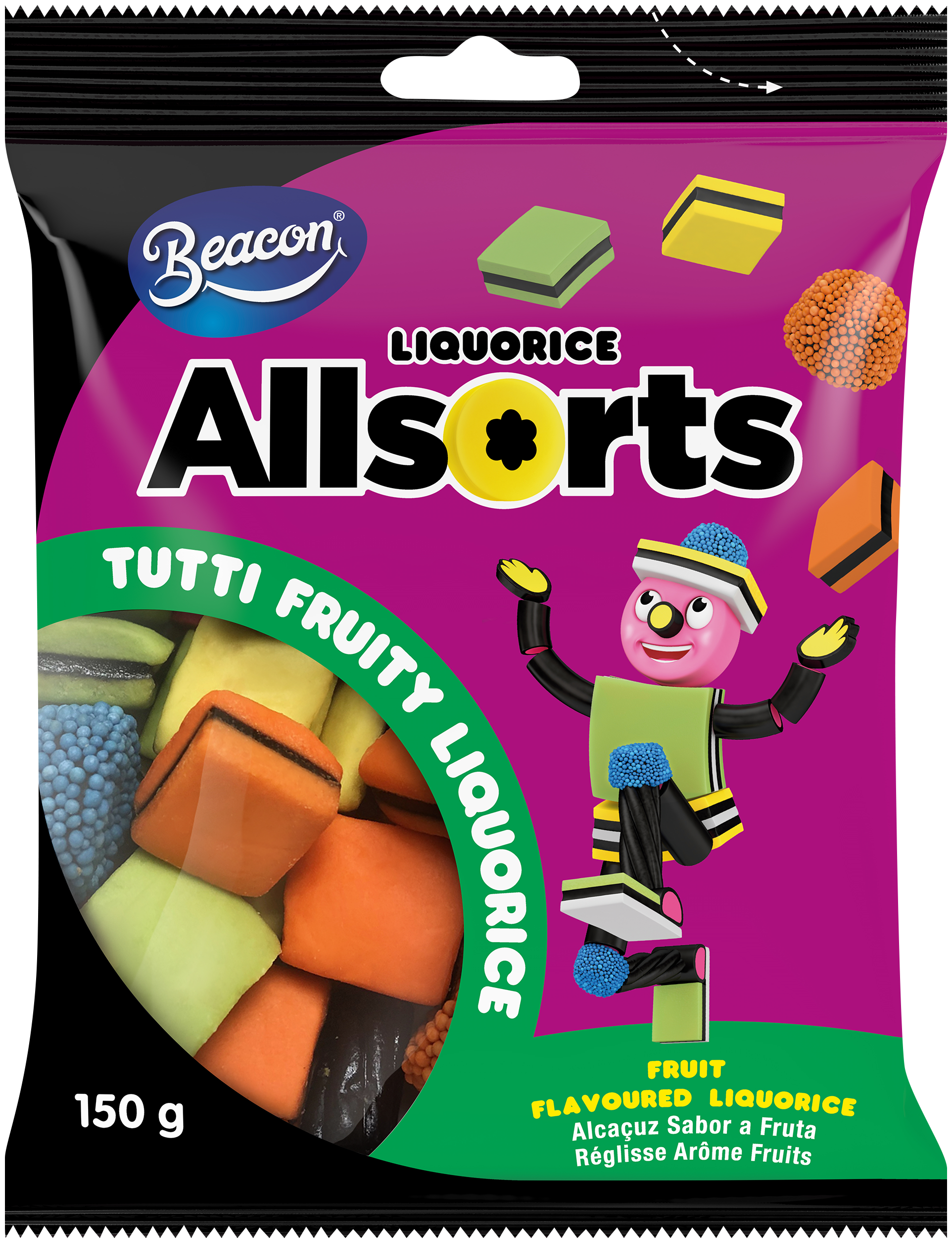 Liquorice Tutti Frutti Flavoured 150g