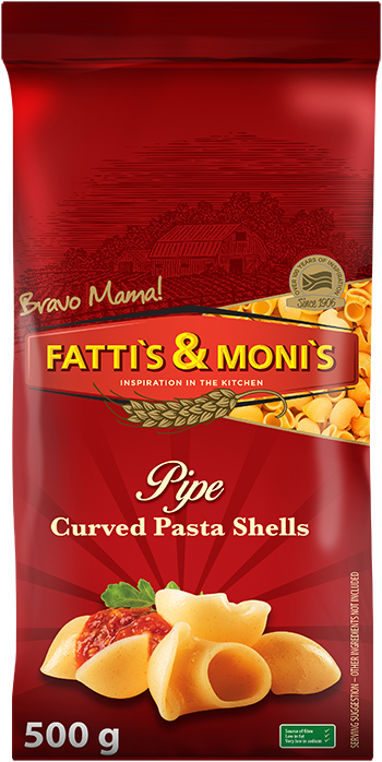 Curved Pasta Shells Pipe 500g_web