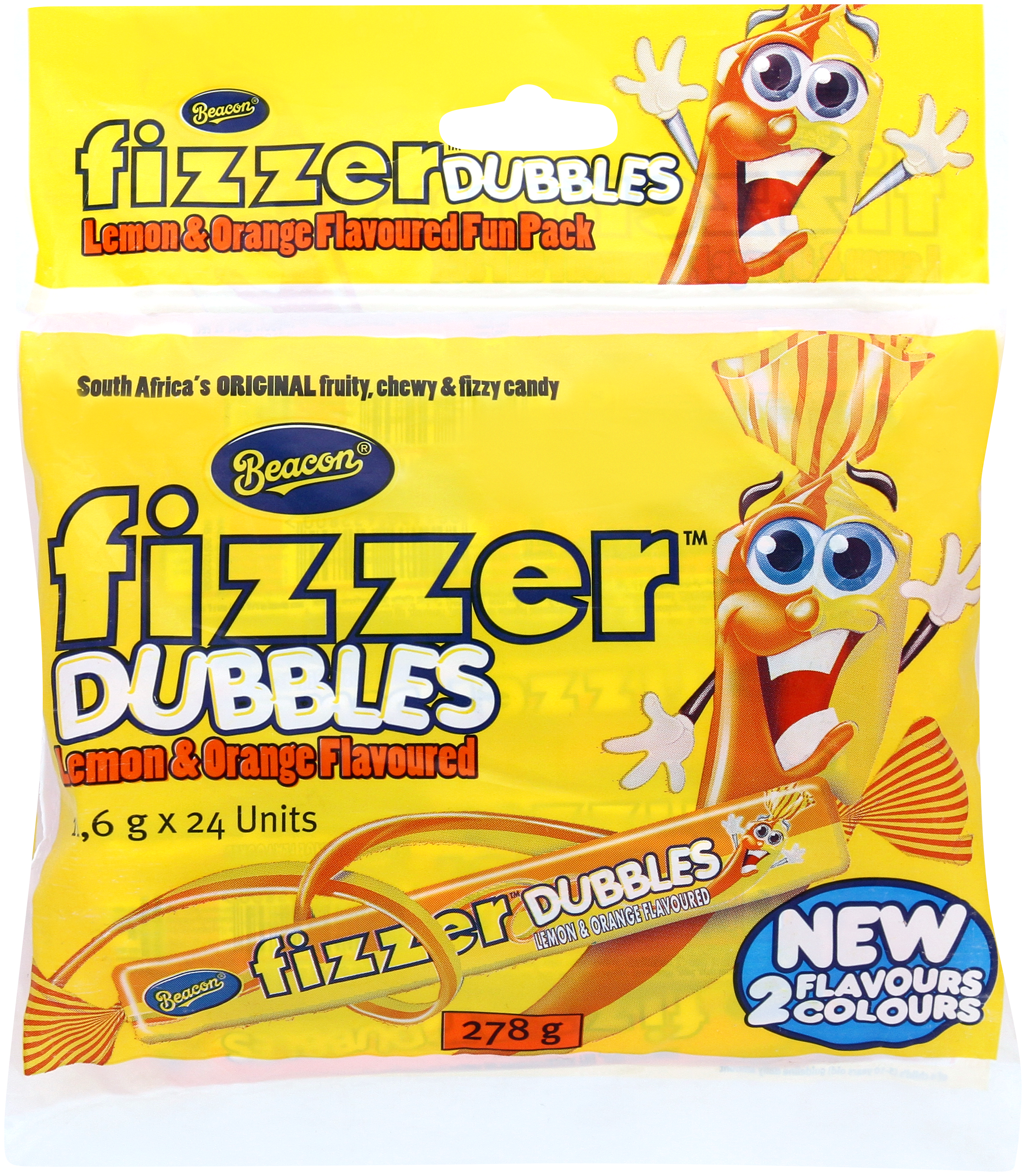 Dubbles Lemon & Orange Flavoured Fun Pack 278g