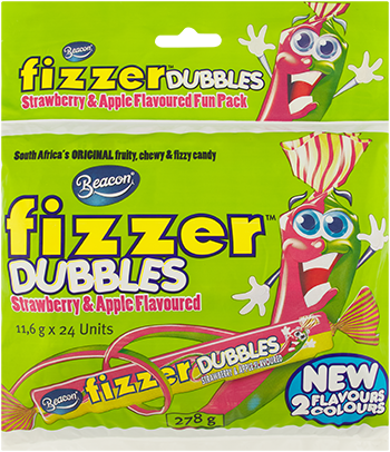 Fizzer Dubbles Strawberry & Apples 24's_web