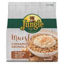  Jungle Muesli Granola and Cinnamon