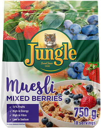 Muesli Mixed Berries 750g_web