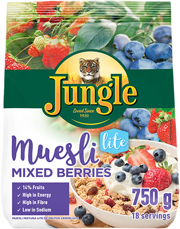 Muesli Mixed Berries Lite 750g_web