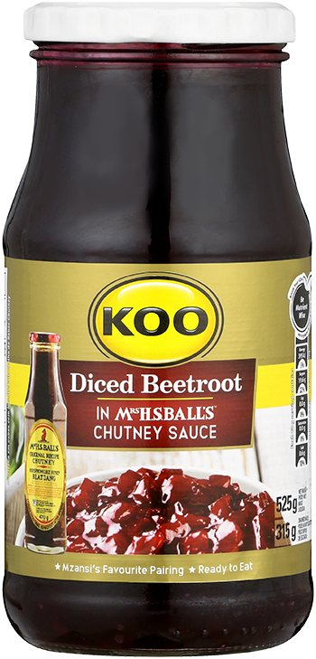 Diced Beetroot In Mrs. H.S.Balls Chutney Sauce 525g_web