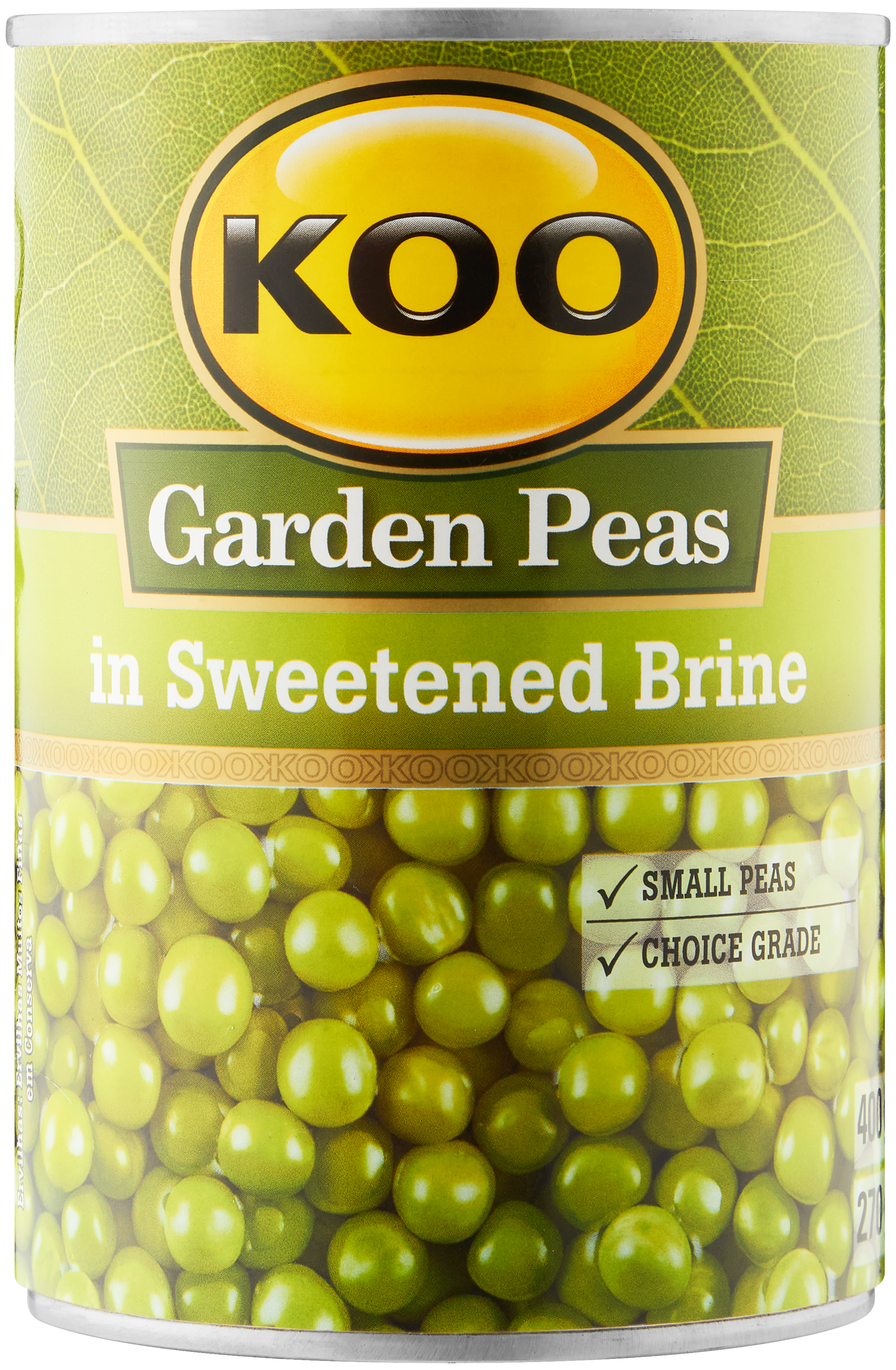 Peas Fresh Garden In Brine 400g
