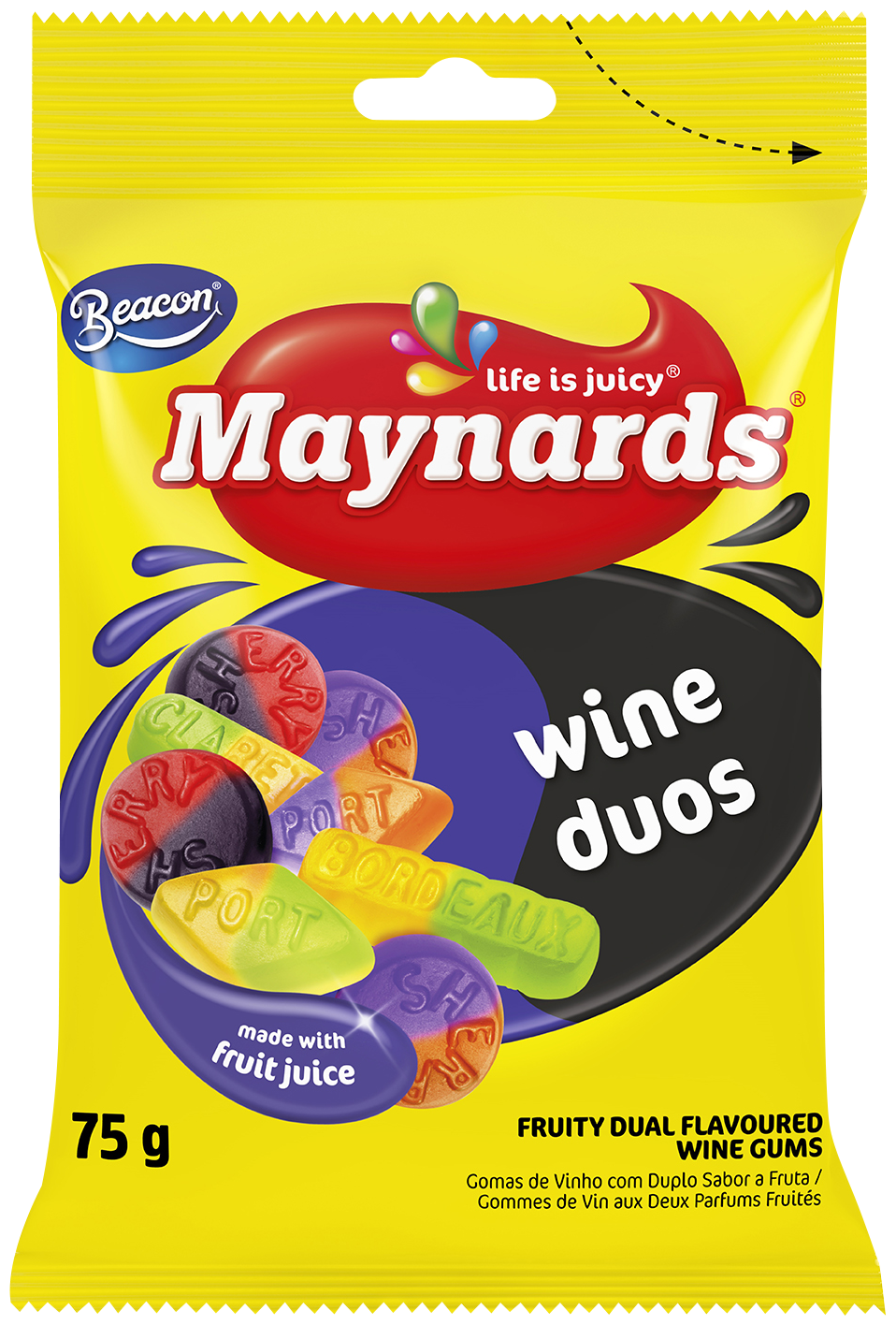Wine gum duos 75g