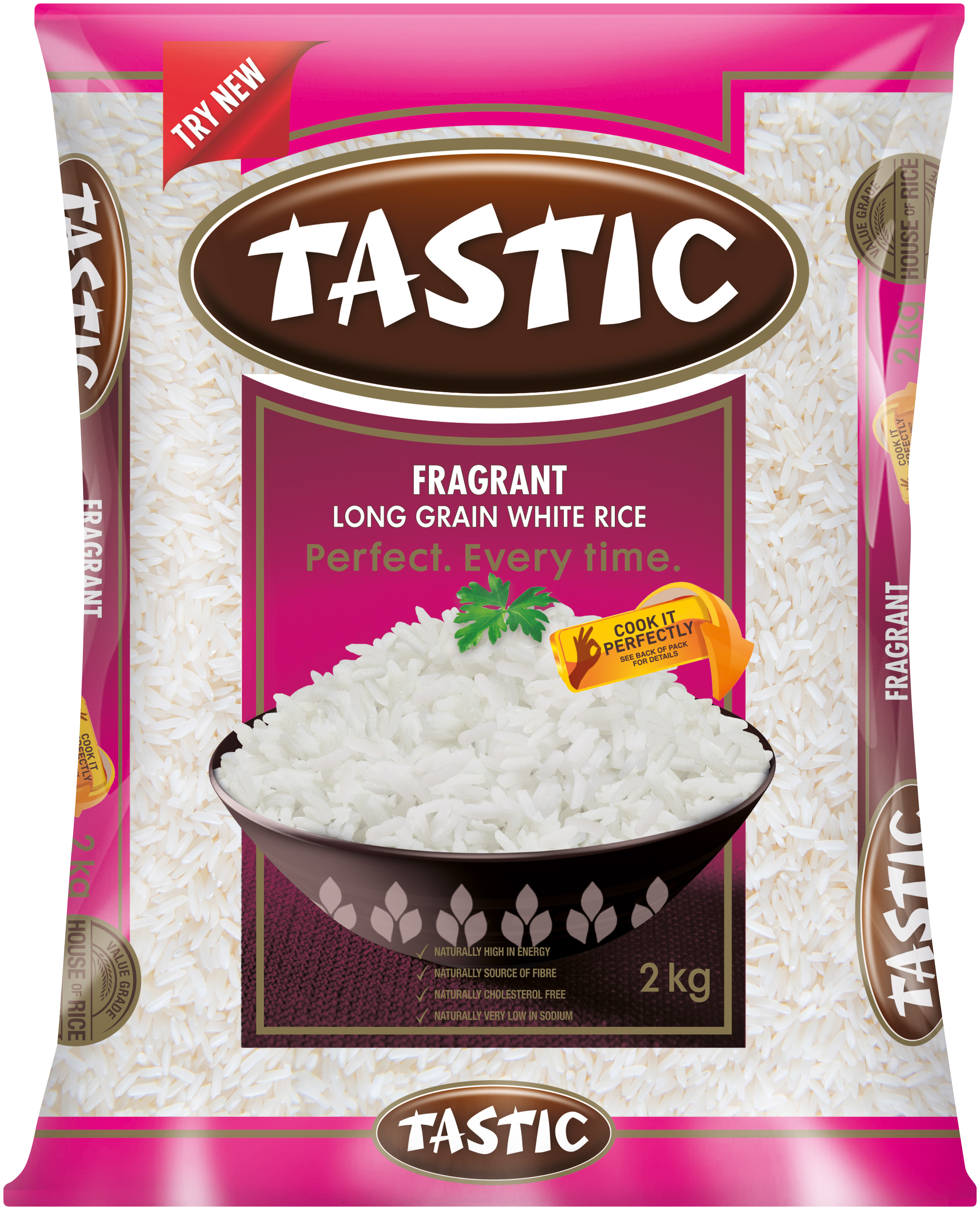 Fragrant Long Grain White Rice 2kg