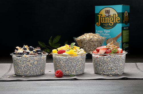 Jungle overnight oats