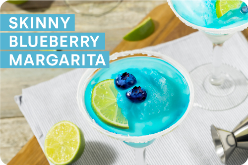 skinny bluebery margarita